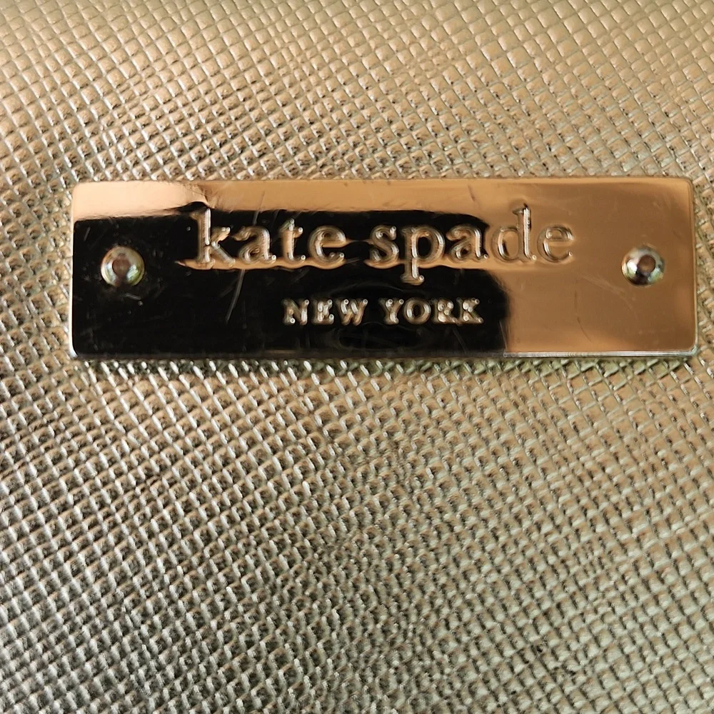 KATE SPADE GOLD METALLIC LAPTOP SLEEVE